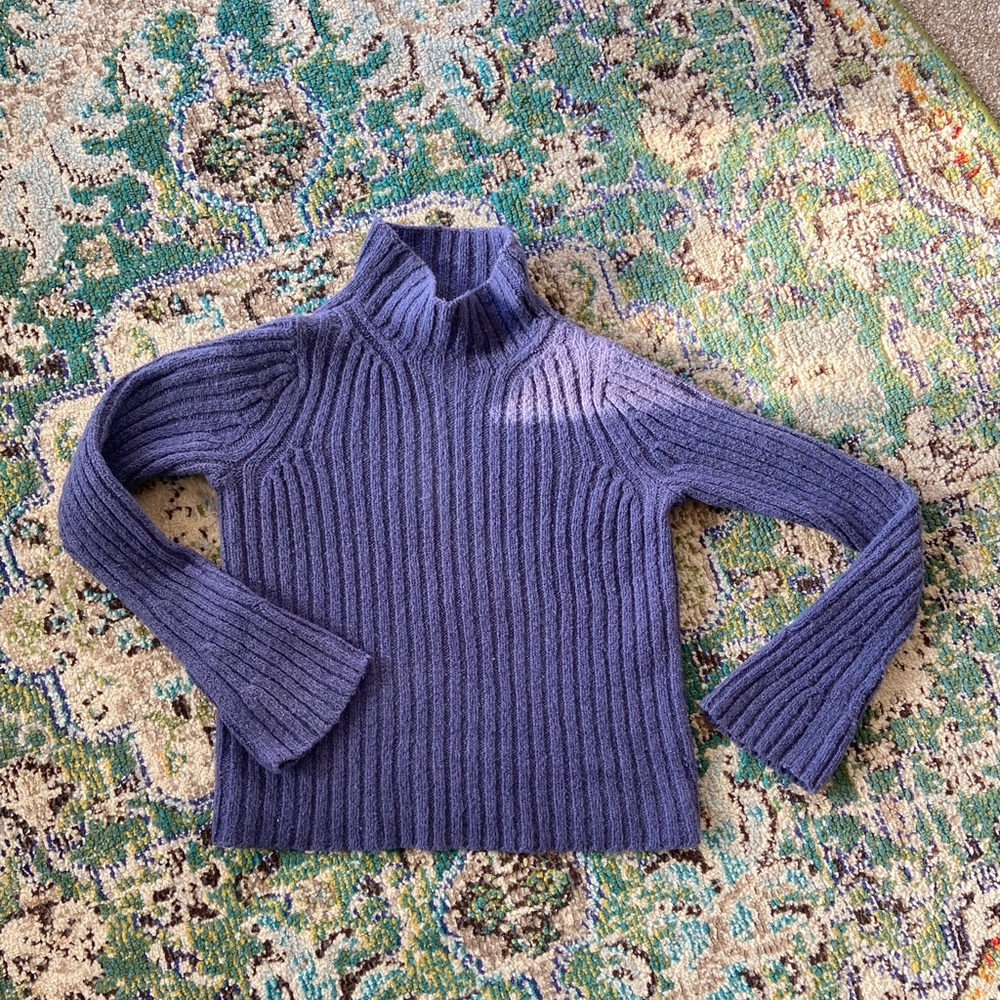 Rubber Doll Y2K Wool Crop Turtleneck | Sz S